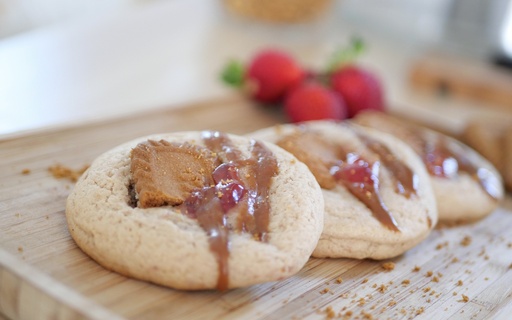 6 x ÉPICTÈTE - Biscuits Spéculoos & purée de fraise